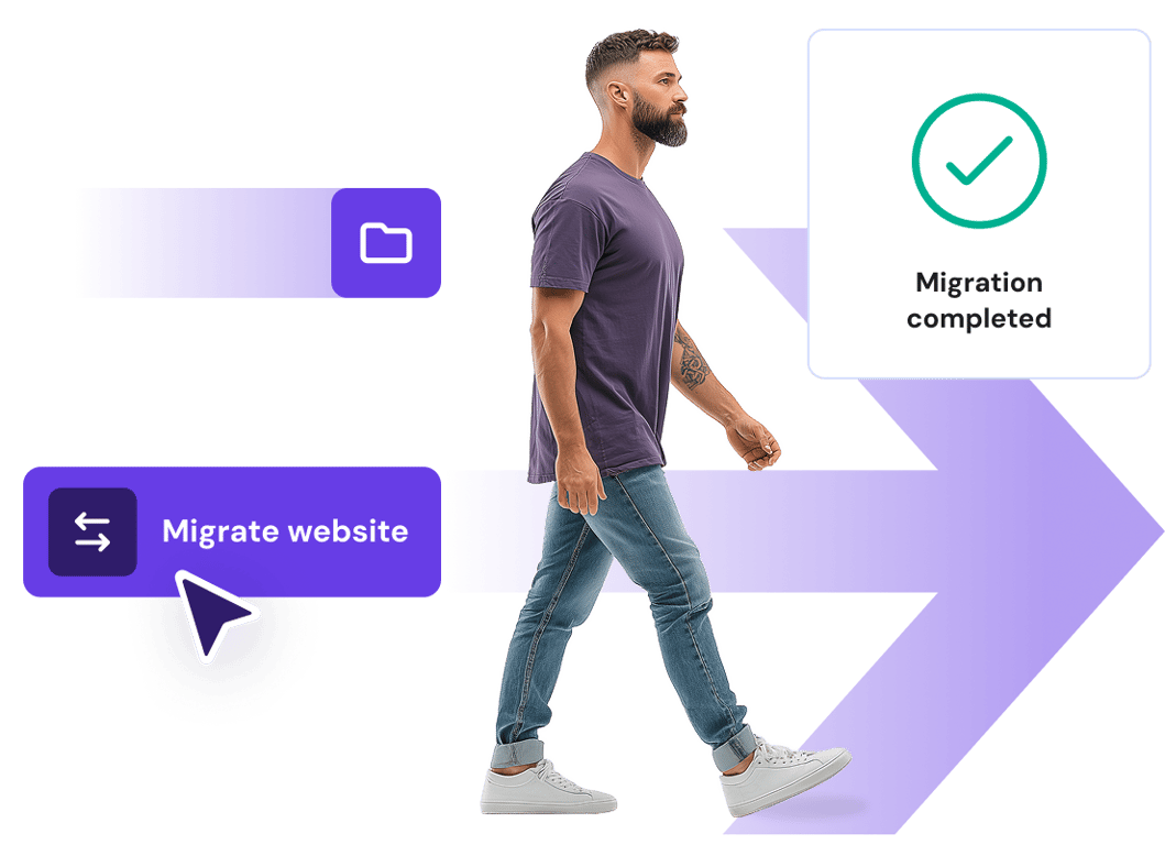 Website migration request to change the hosting provider